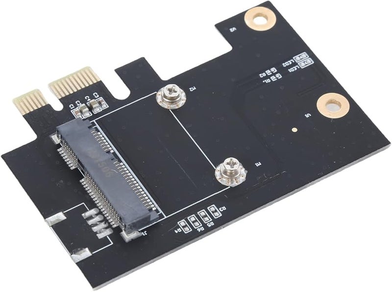 Half PCIE to Standard PCI Express 1X Adapter Card for WiFi Network Expansion - Image 1